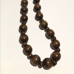 Brown Wooden Necklace